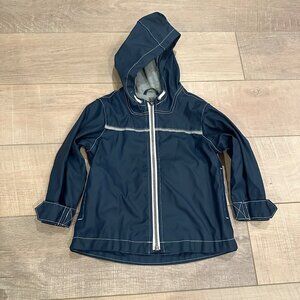 OLD NAVY BOYS 2T HOODED RAIN JACKET ZIP UP